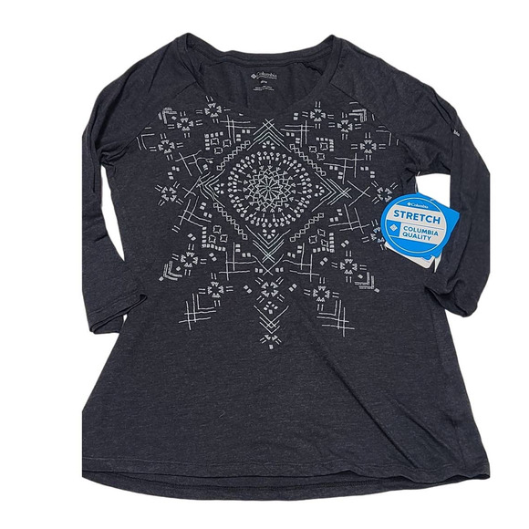 Columbia Tops - Columbia women's medium Aztec medallion long sleeve tee NWT